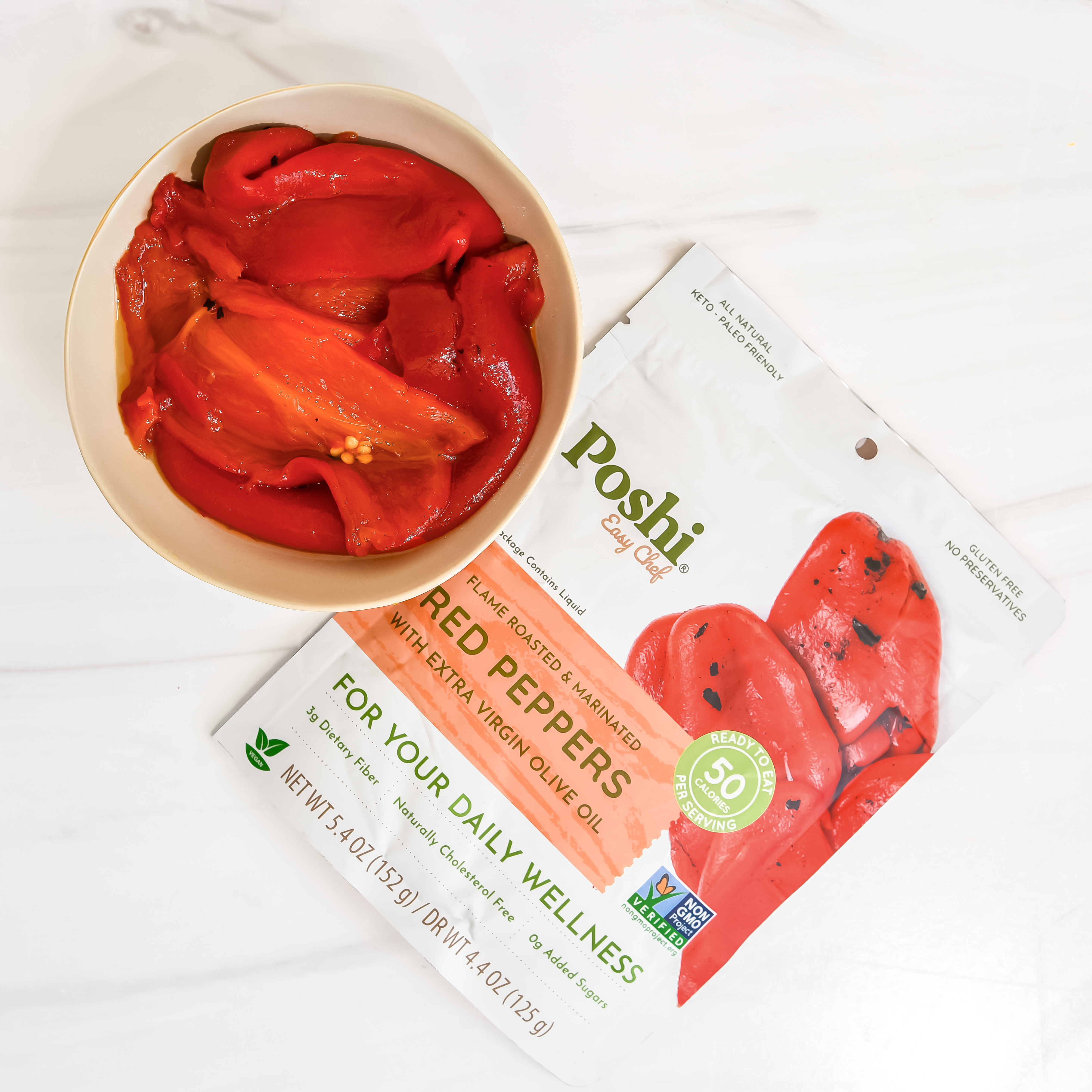 Flame Roasted Red Peppers In Extra Virgin Olive Oil | Easy Chef