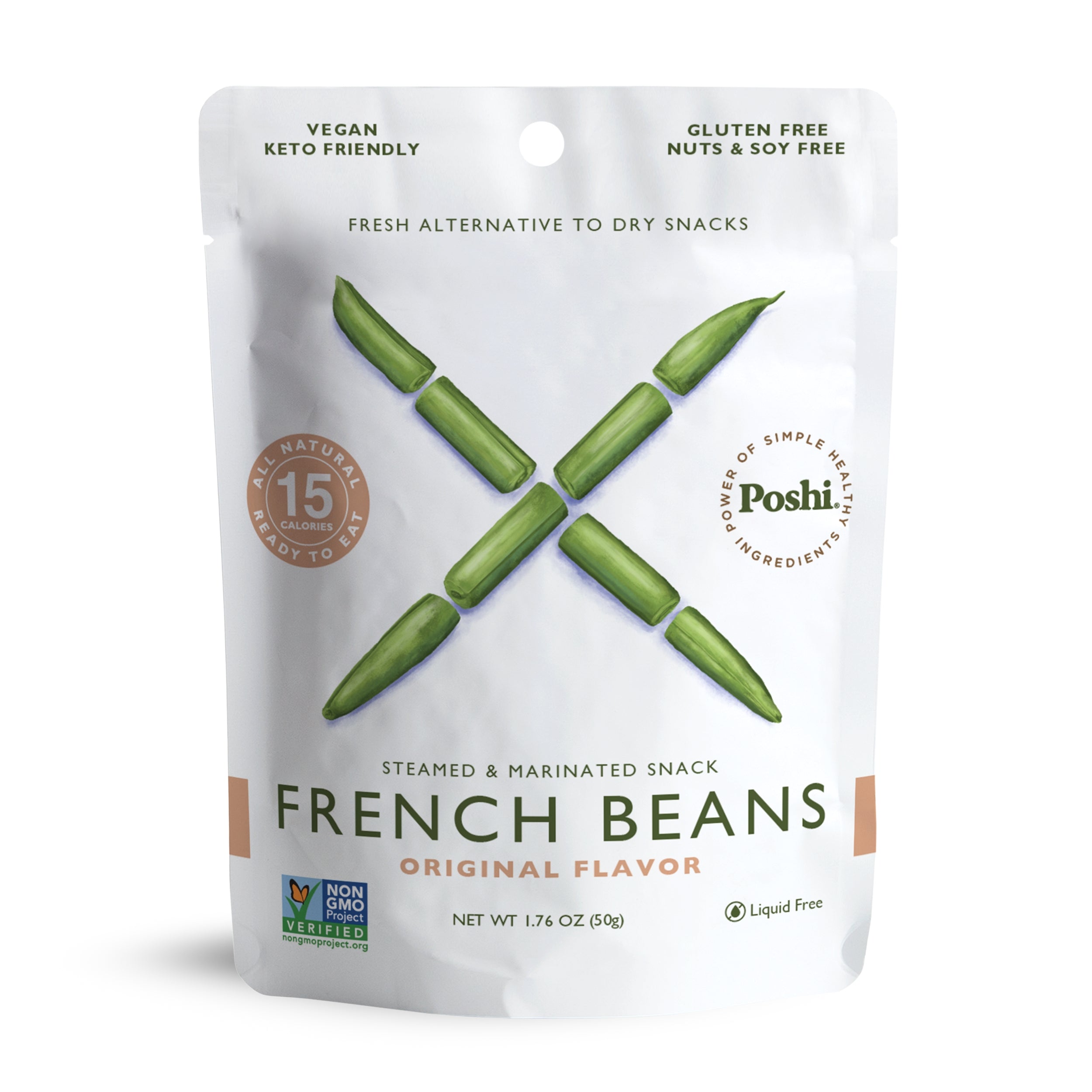 French Beans Original Flavor - 10 Pack (1.76 OZ/Pouch) – 🌱 Poshi