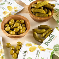 Limited Savory Snack Duo - 12ct Premium Petite Dill Pickles & Pitted Green Olives