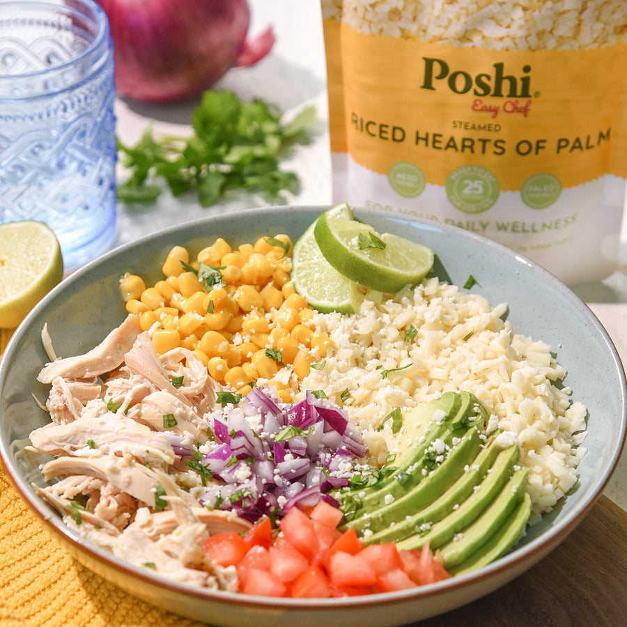 Riced Hearts of Palm | Easy Chef - 10 Pack (7 OZ/Pouch)