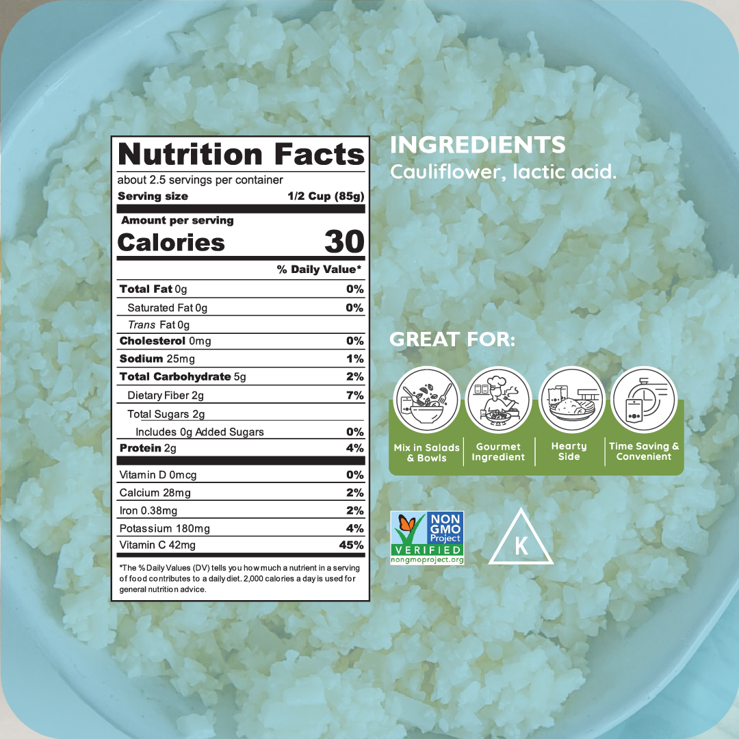 Limited Easy Veggie Side Trio - 6ct Riced Cauliflower, Diced Red Peppers, and Asparagus Cuts