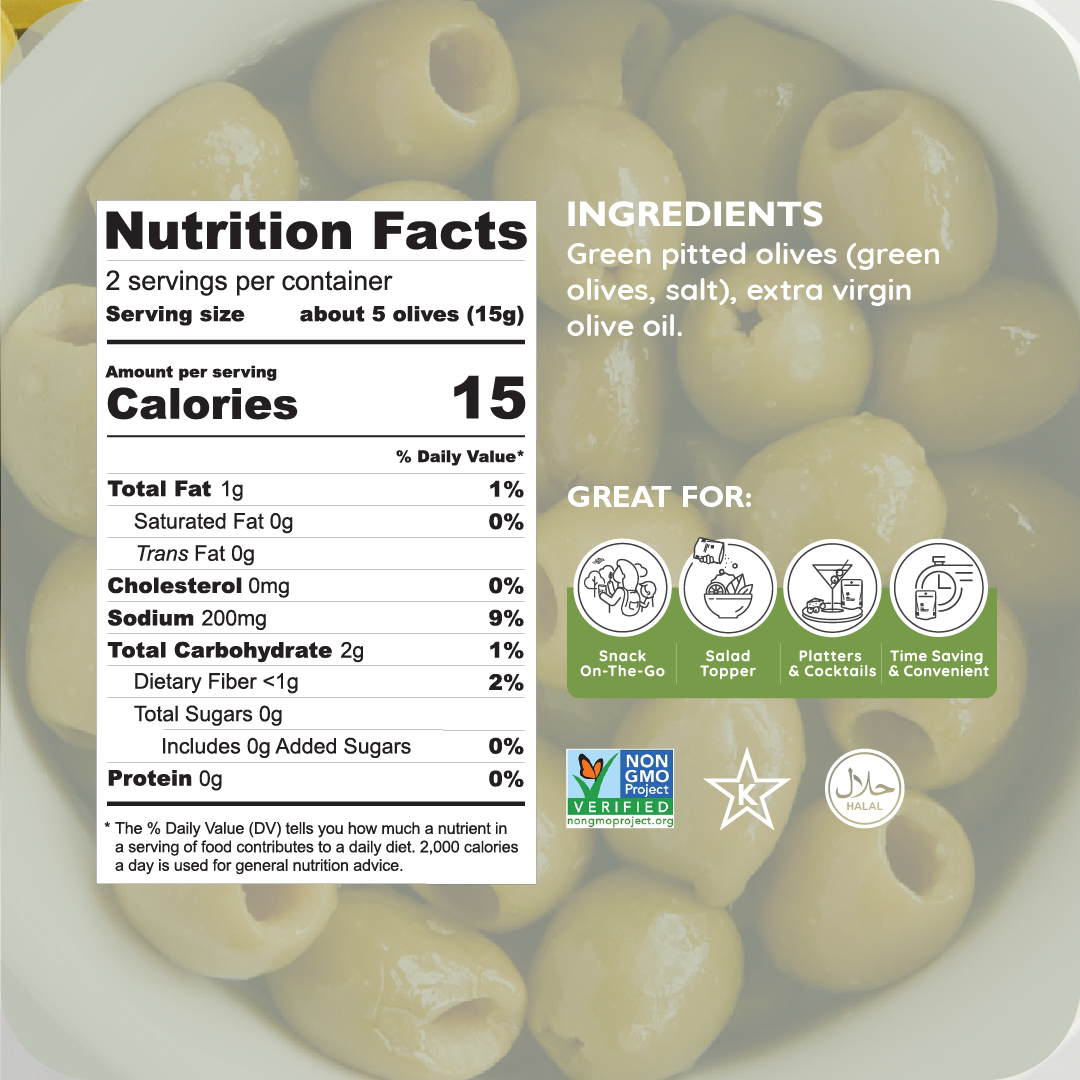 Limited Savory Snack Duo - 12ct Premium Petite Dill Pickles & Pitted Green Olives