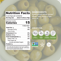 Limited Savory Snack Duo - 12ct Premium Petite Dill Pickles & Pitted Green Olives