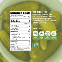Limited Savory Snack Duo - 12ct Premium Petite Dill Pickles & Pitted Green Olives