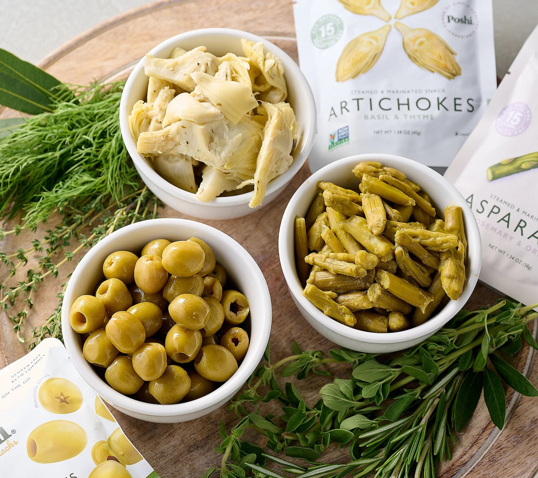 Limited Clean Snack Reset Variety Pack - 12ct  Premium Olives & Marinated Veggies