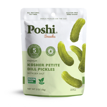 Kosher Petite Dill Pickle - 10 Snack Packs (2 OZ/Pouch)