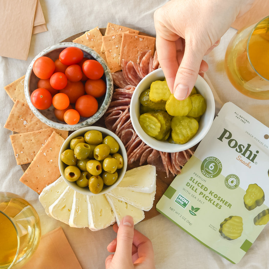 Sliced Kosher Dill Pickle - 10 Snack Packs (2 OZ/Pouch)