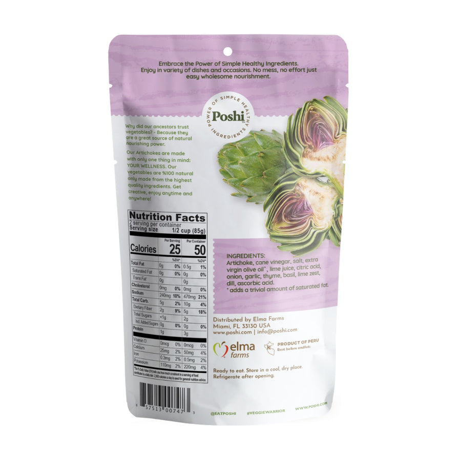 Artichokes With Basil & Thyme | Easy Chef - 10 Pack (6 OZ/Pouch)
